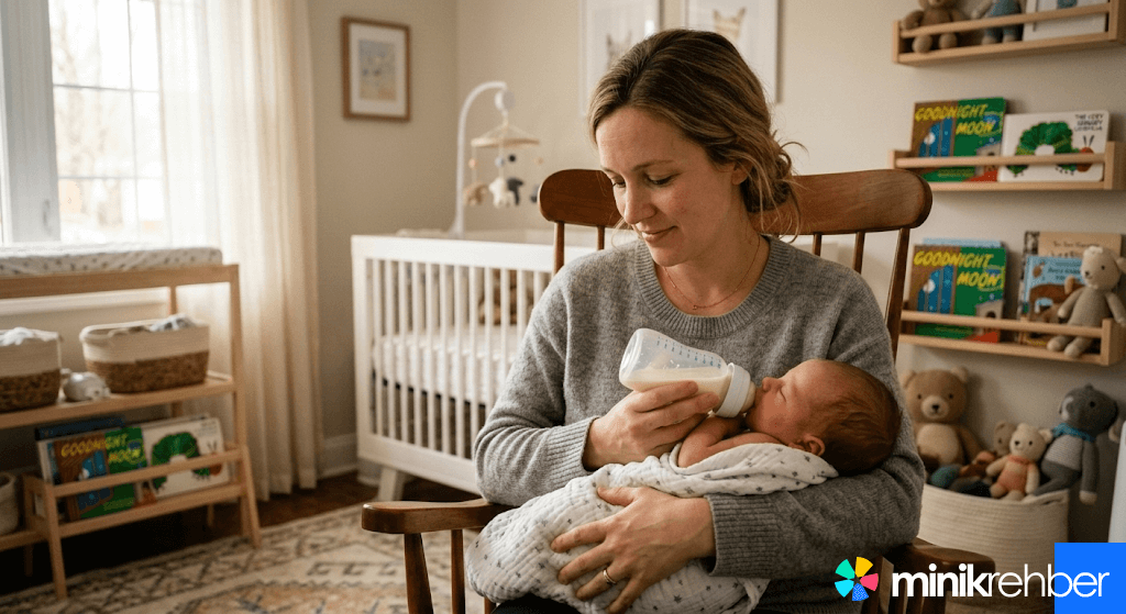 Annelerin merak ettiği yeni doğan bebeğe mama verilir mi sorusunun yanıtı